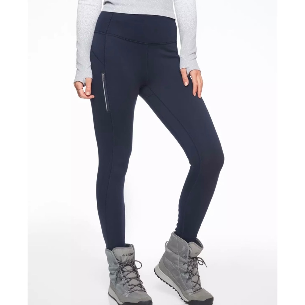 NWT Athleta “Ridge Tight” Navy Leggings Size Small